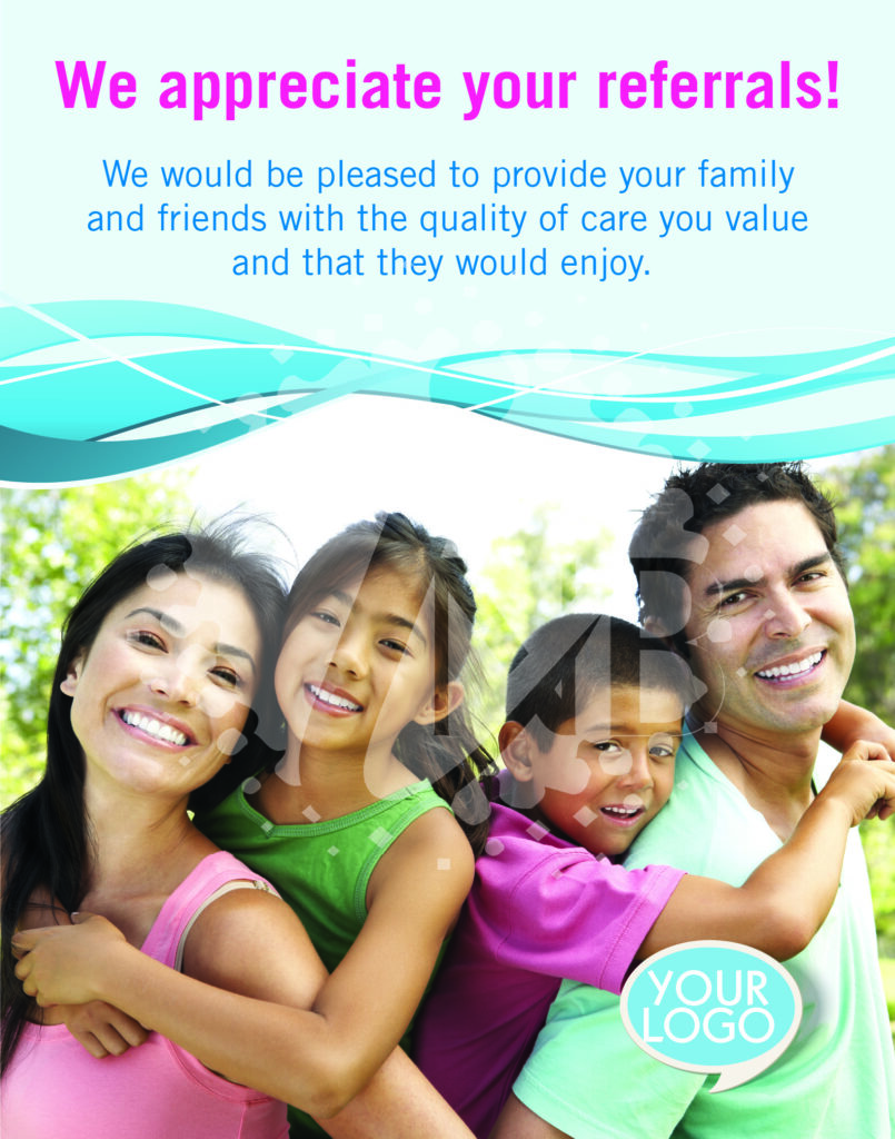 Family dental poster F1023