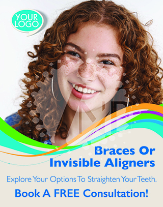 ~ai-1d9635b9-8b0f-4533-ac4f-7ed8c1114150_ Braces or Invisible Aligners Dental Orthodontics Poster